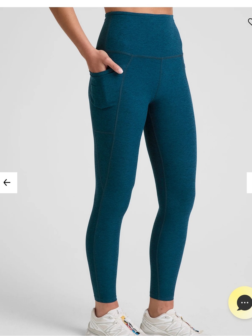 Beyond Yoga Spacedye Out If Pocket Leggings in Teal